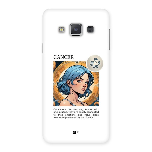 Connected Cancer Back Case for Galaxy A3