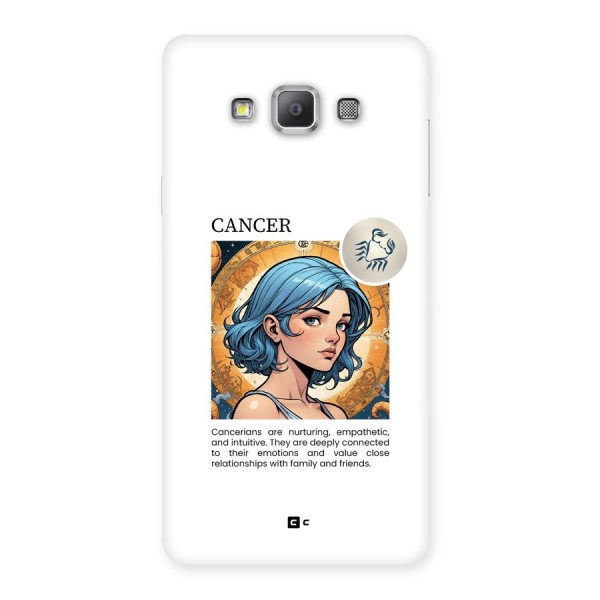 Connected Cancer Back Case for Galaxy A7