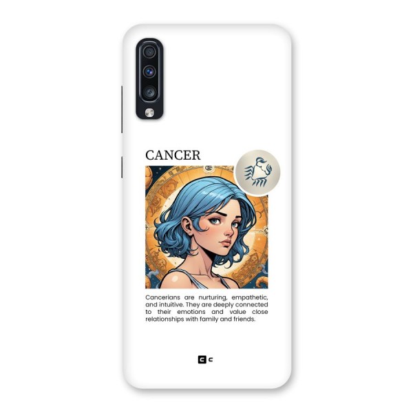 Connected Cancer Back Case for Galaxy A70