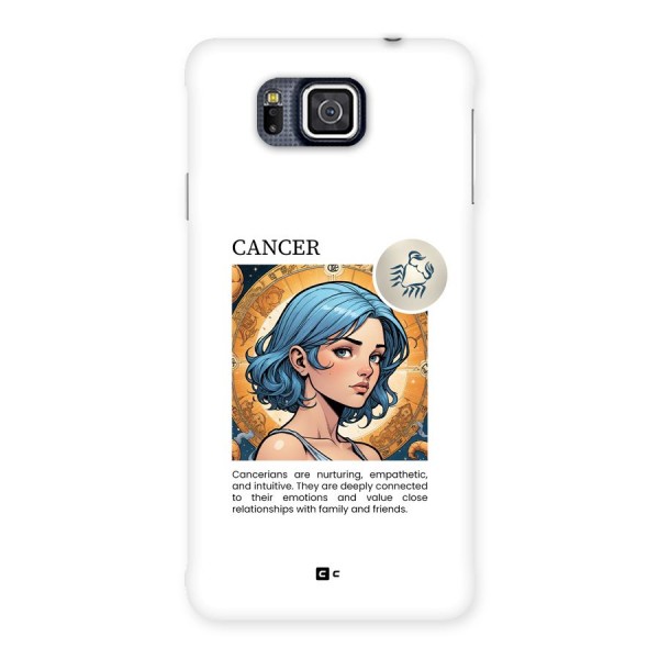 Connected Cancer Back Case for Galaxy Alpha