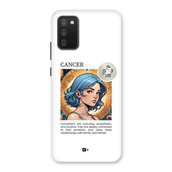 Connected Cancer Back Case for Galaxy F02s