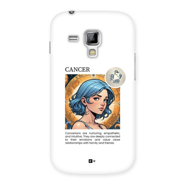 Connected Cancer Back Case for Galaxy S Duos