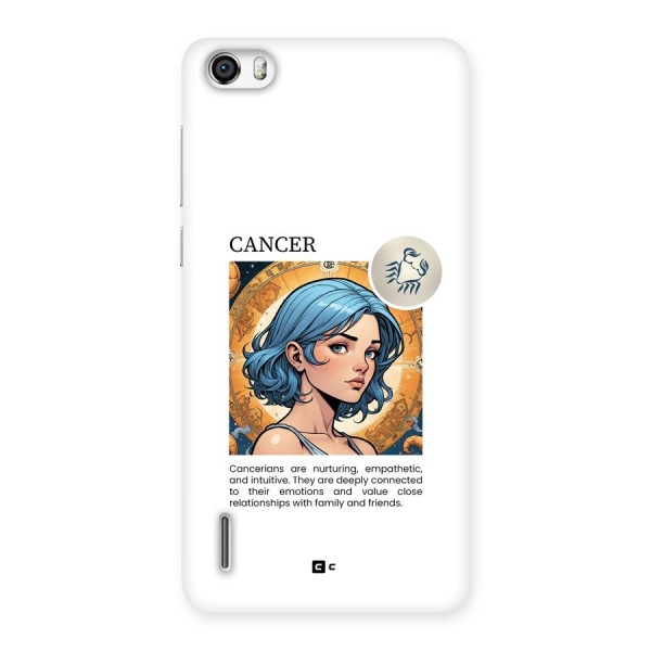 Connected Cancer Back Case for Honor 6