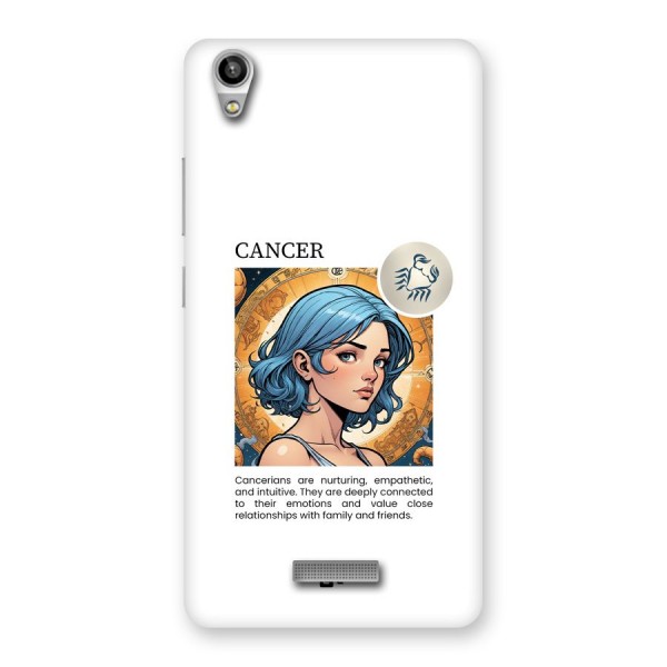 Connected Cancer Back Case for Lava Pixel V1