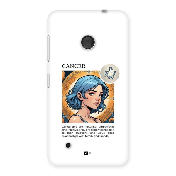 Connected Cancer Back Case for Lumia 530