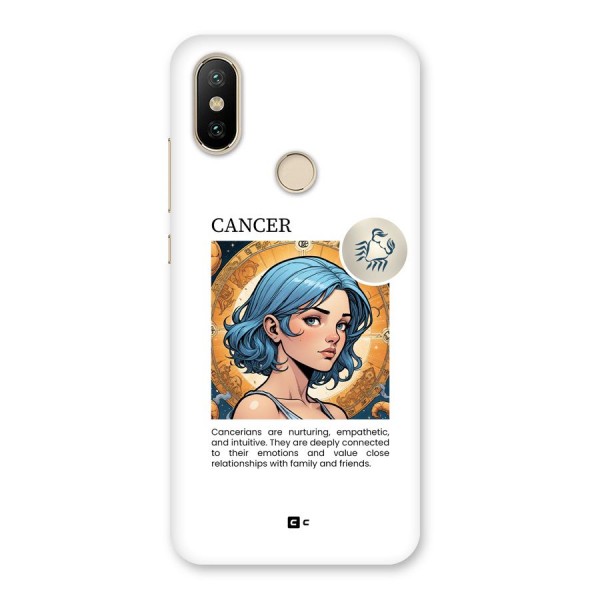 Connected Cancer Back Case for Mi A2