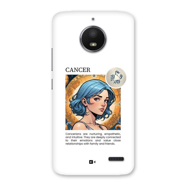 Connected Cancer Back Case for Moto E4