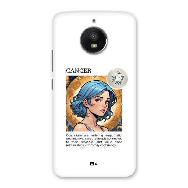 Connected Cancer Back Case for Moto E4 Plus