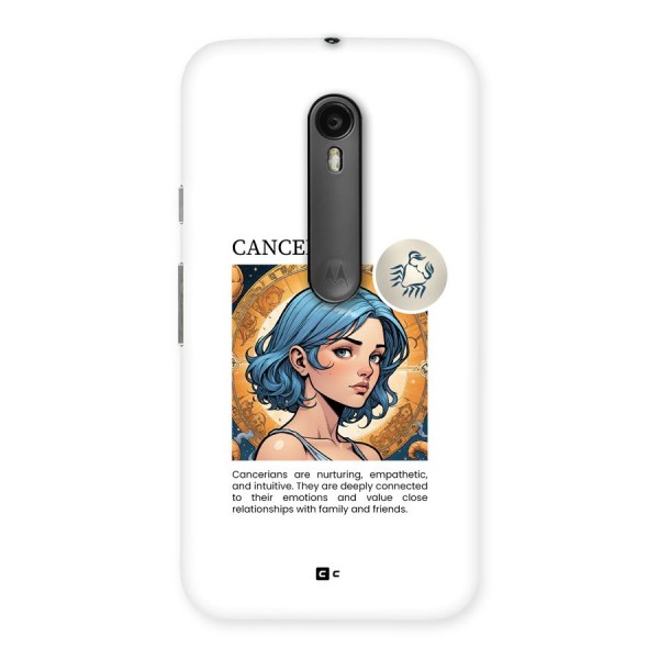 Connected Cancer Back Case for Moto G3