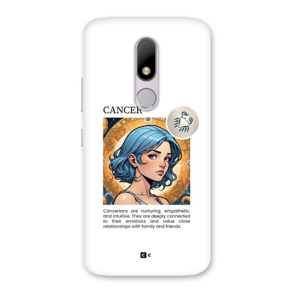 Connected Cancer Back Case for Moto M