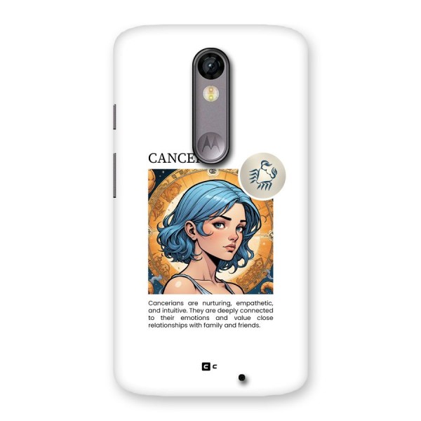 Connected Cancer Back Case for Moto X Force