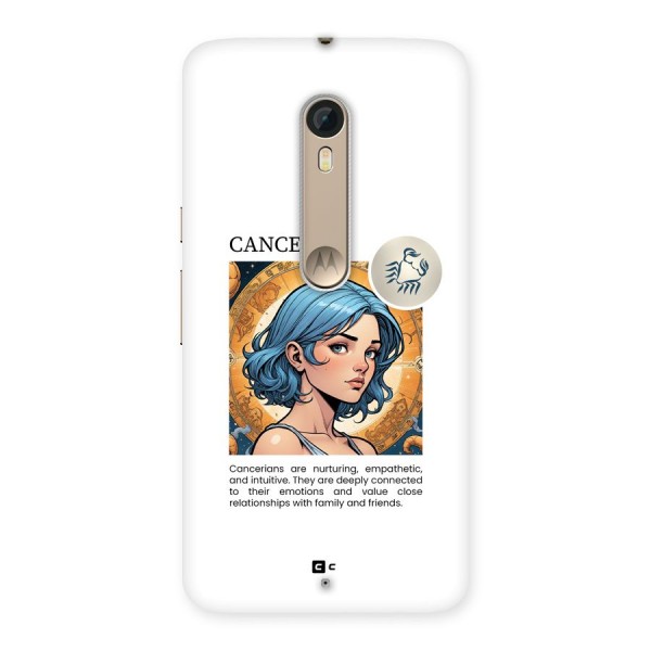 Connected Cancer Back Case for Moto X Style