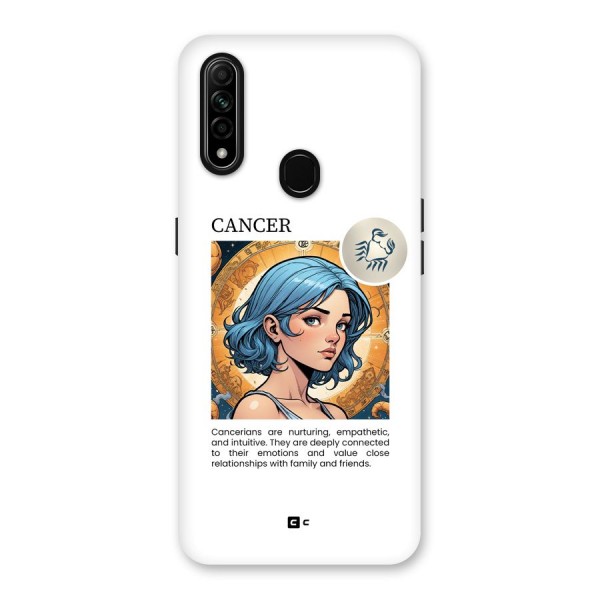 Connected Cancer Back Case for Oppo A31