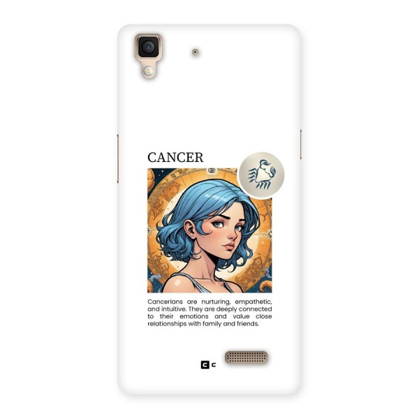 Connected Cancer Back Case for Oppo R7