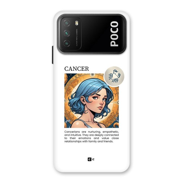 Connected Cancer Back Case for Poco M3