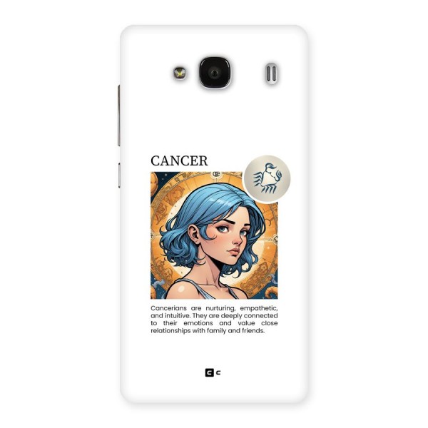 Connected Cancer Back Case for Redmi 2s