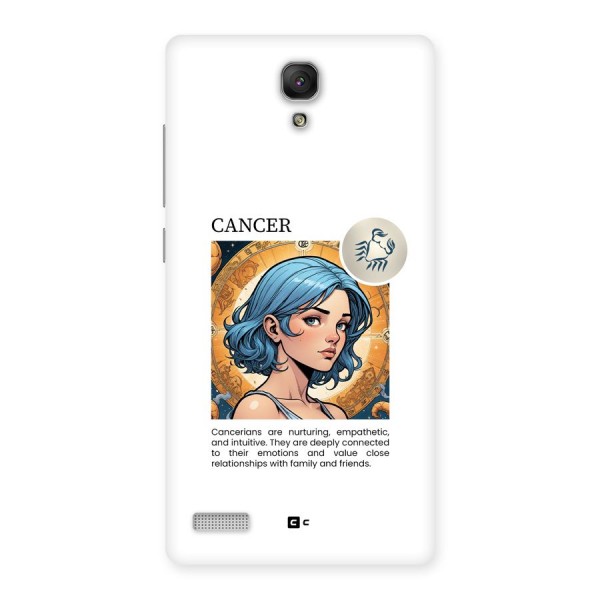 Connected Cancer Back Case for Redmi Note