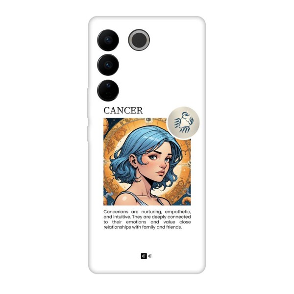 Connected Cancer Back Case for Vivo V27