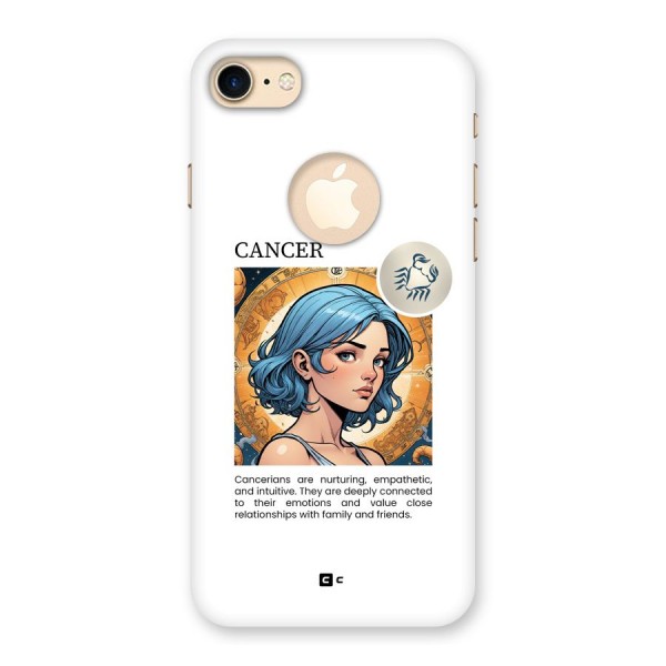 Connected Cancer Back Case for iPhone 8 Logo Cut