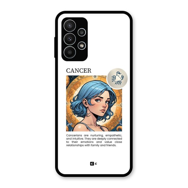 Connected Cancer Glass Back Case for Galaxy A23