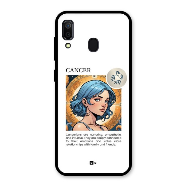 Connected Cancer Glass Back Case for Galaxy A30