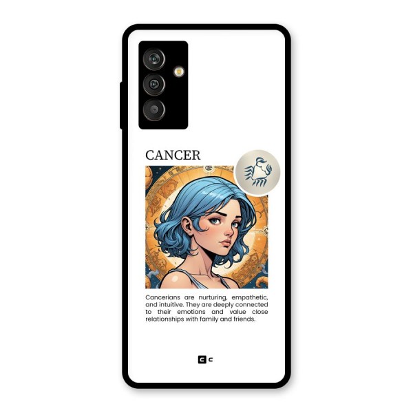 Connected Cancer Glass Back Case for Galaxy M13