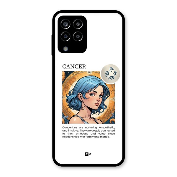 Connected Cancer Glass Back Case for Galaxy M33