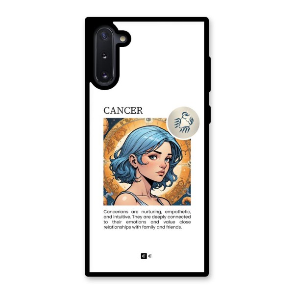 Connected Cancer Glass Back Case for Galaxy Note 10