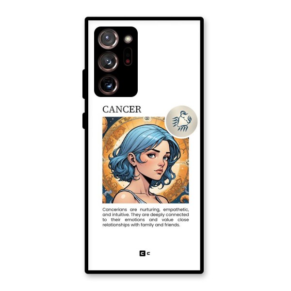 Connected Cancer Glass Back Case for Galaxy Note 20 Ultra