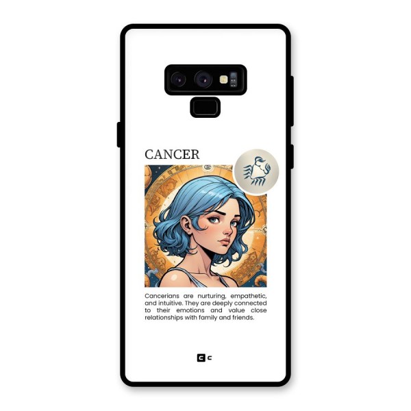 Connected Cancer Glass Back Case for Galaxy Note 9