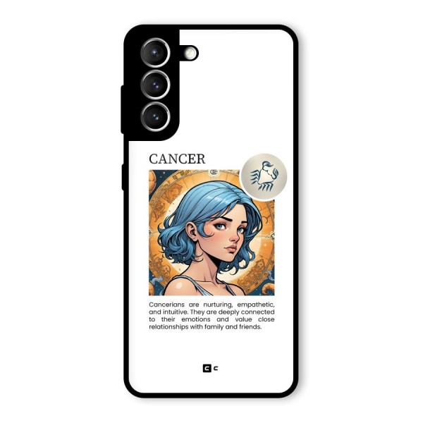 Connected Cancer Glass Back Case for Galaxy S21 5G