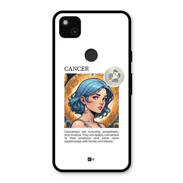 Connected Cancer Glass Back Case for Google Pixel 4a