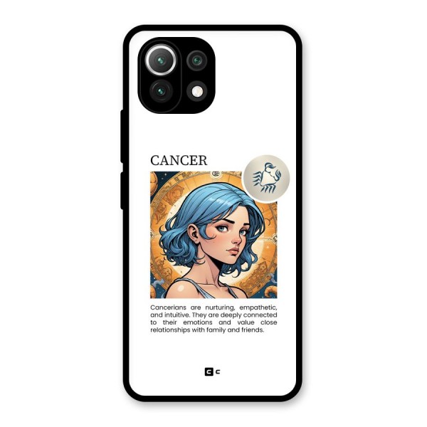 Connected Cancer Glass Back Case for Mi 11 Lite