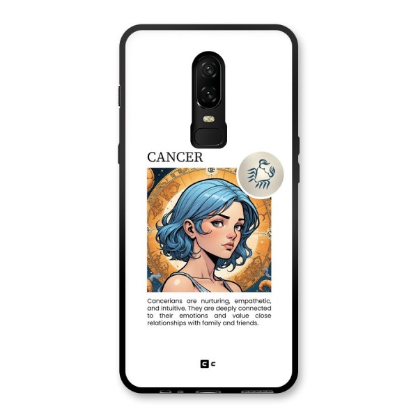 Connected Cancer Glass Back Case for OnePlus 6