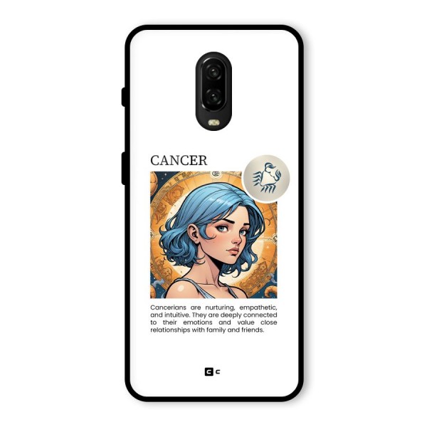 Connected Cancer Glass Back Case for OnePlus 6T