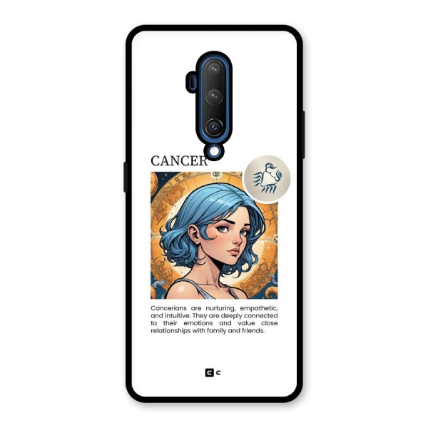 Connected Cancer Glass Back Case for OnePlus 7T Pro