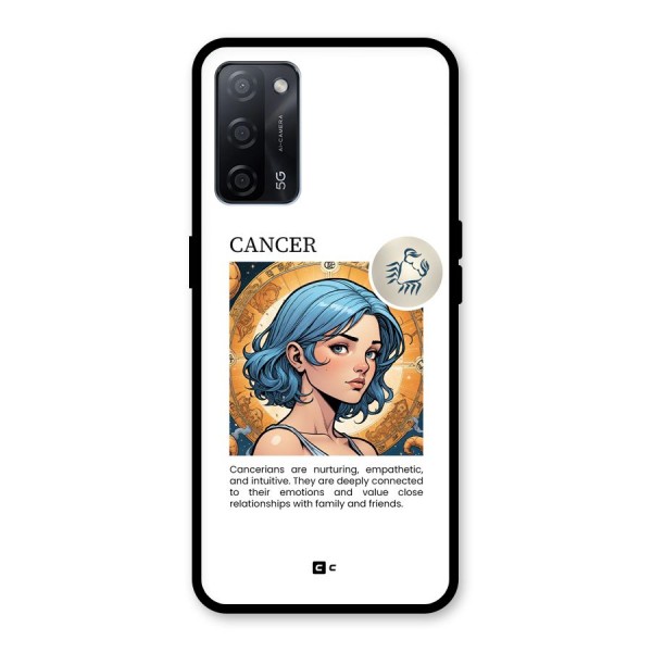 Connected Cancer Glass Back Case for Oppo A53s 5G