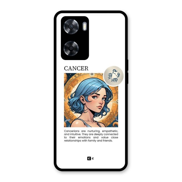 Connected Cancer Glass Back Case for Oppo A57 2022