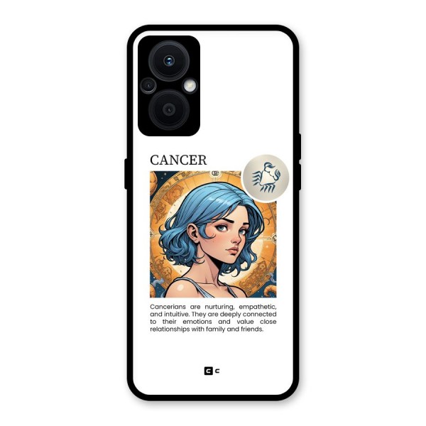 Connected Cancer Glass Back Case for Oppo F21s Pro 5G