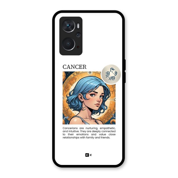 Connected Cancer Glass Back Case for Oppo K10 4G