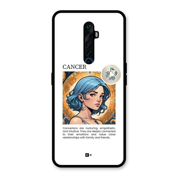 Connected Cancer Glass Back Case for Oppo Reno2 F