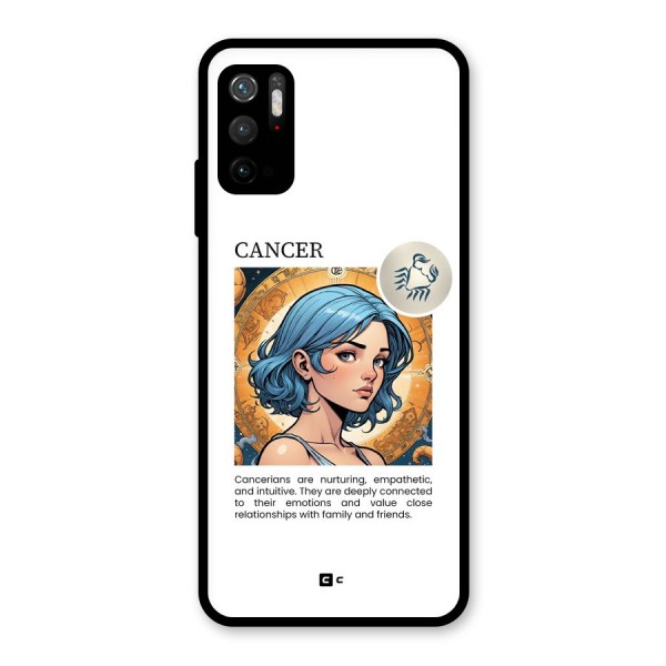 Connected Cancer Glass Back Case for Poco M3 Pro 5G