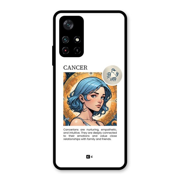 Connected Cancer Glass Back Case for Poco M4 Pro 5G