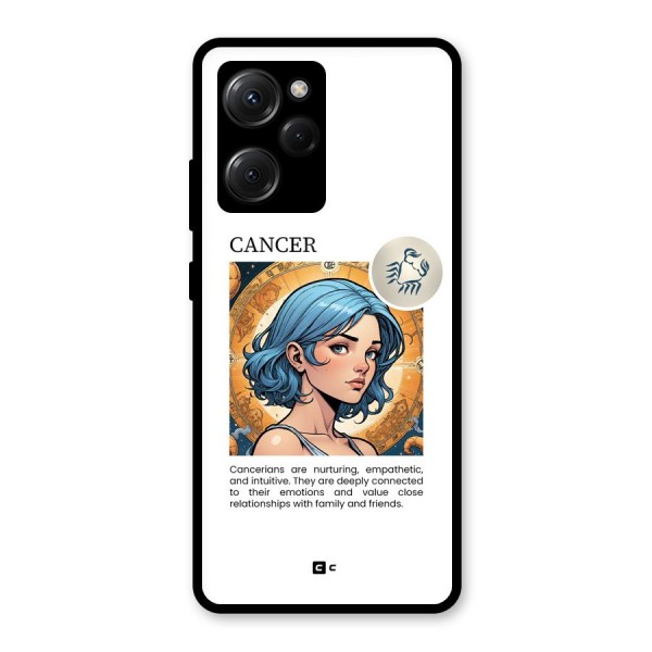 Connected Cancer Glass Back Case for Poco X5 Pro