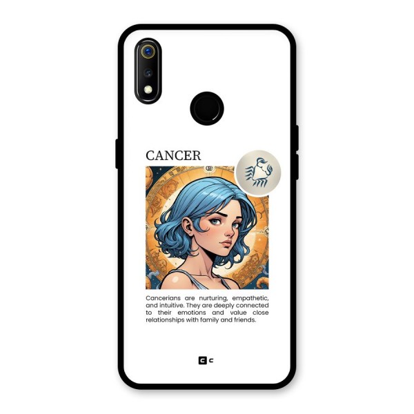 Connected Cancer Glass Back Case for Realme 3i