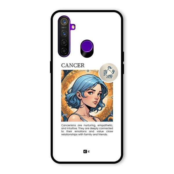 Connected Cancer Glass Back Case for Realme 5 Pro