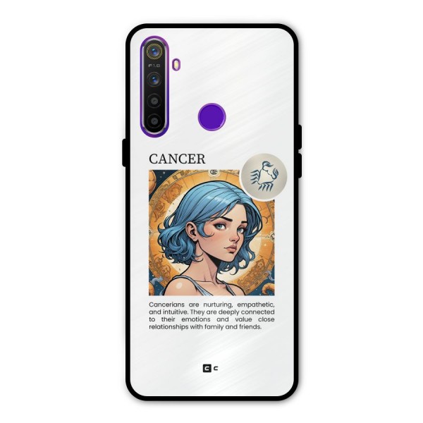 Connected Cancer Glass Back Case for Realme 5s