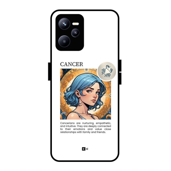 Connected Cancer Glass Back Case for Realme C35