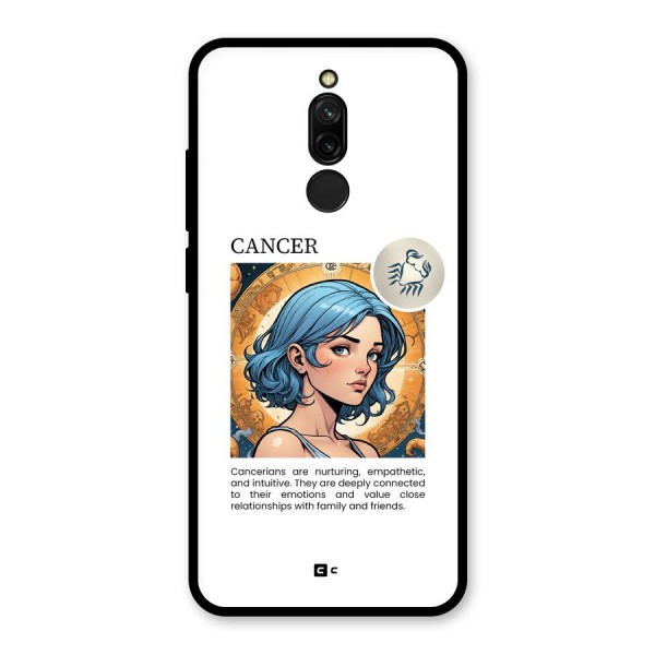 Connected Cancer Glass Back Case for Redmi 8