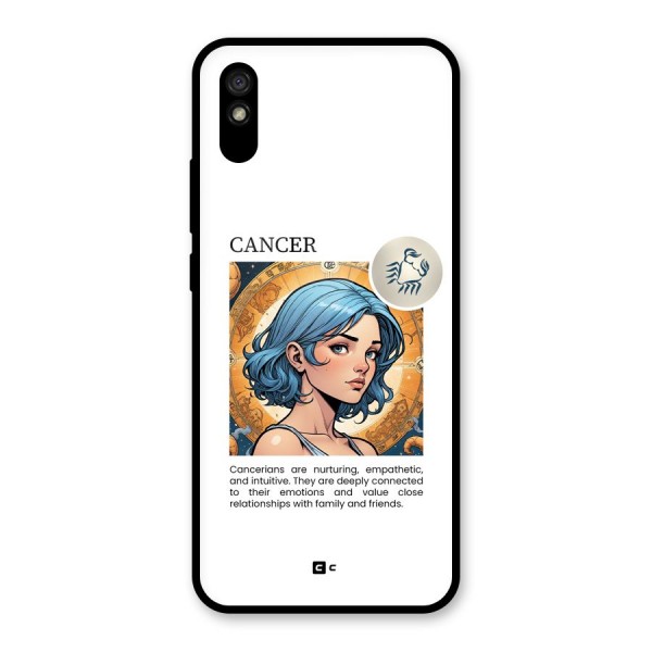 Connected Cancer Glass Back Case for Redmi 9i